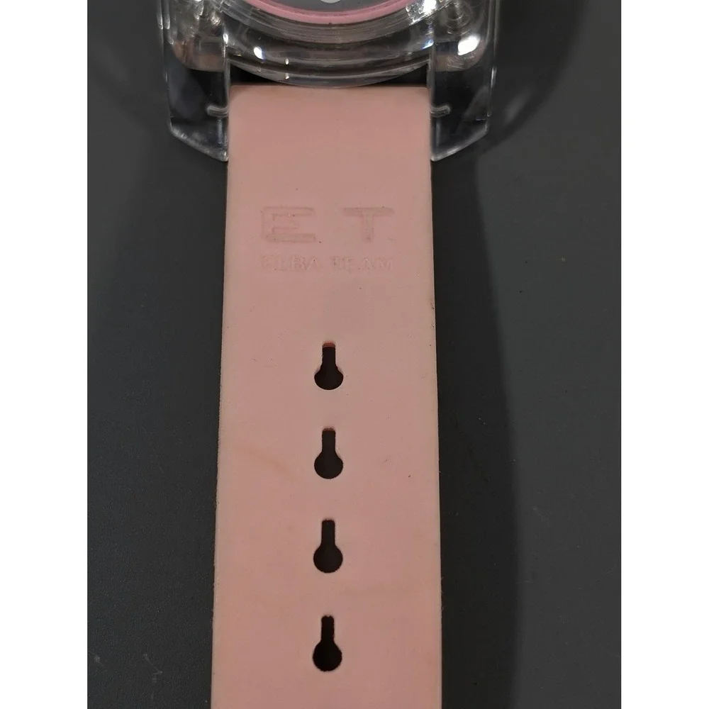 Locman Italy Elba Team Watch Pink Silicone‎ Band Working Date New Battery 8